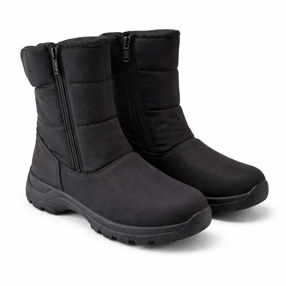 Propét Shoes - Propet Womens 9.5 Black Winter Boots Waterproof Mid Zip Insulated Rain Snow